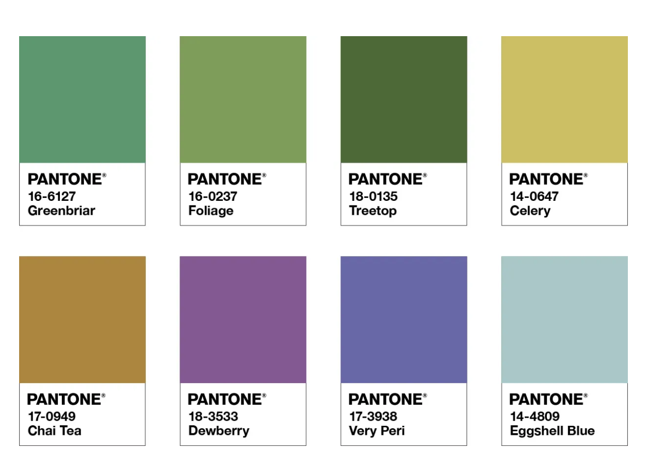 Thématique de couleurs complémentaires Well Spring. Source : https://www.pantone.com/eu/fr/color-of-the-year-2022-palettes-chromatiques